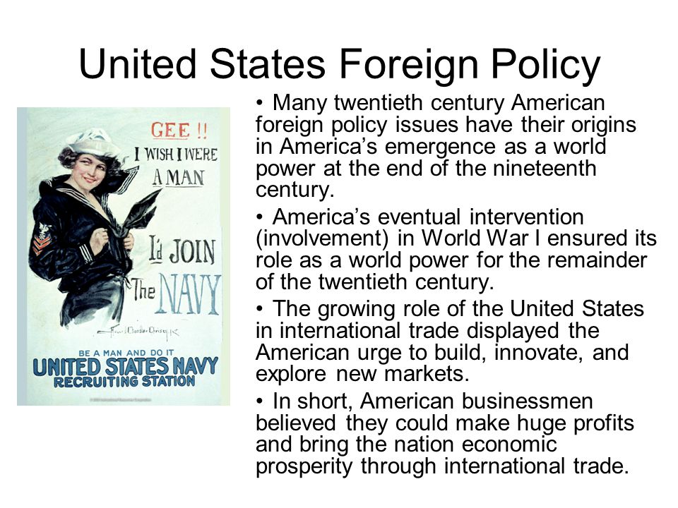 Issues in us foreign policy